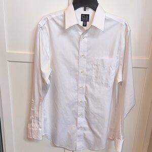 Jos. A. Bank Travelers Collection Tailored Fit Classic Dress Shirt 15 1/2-34